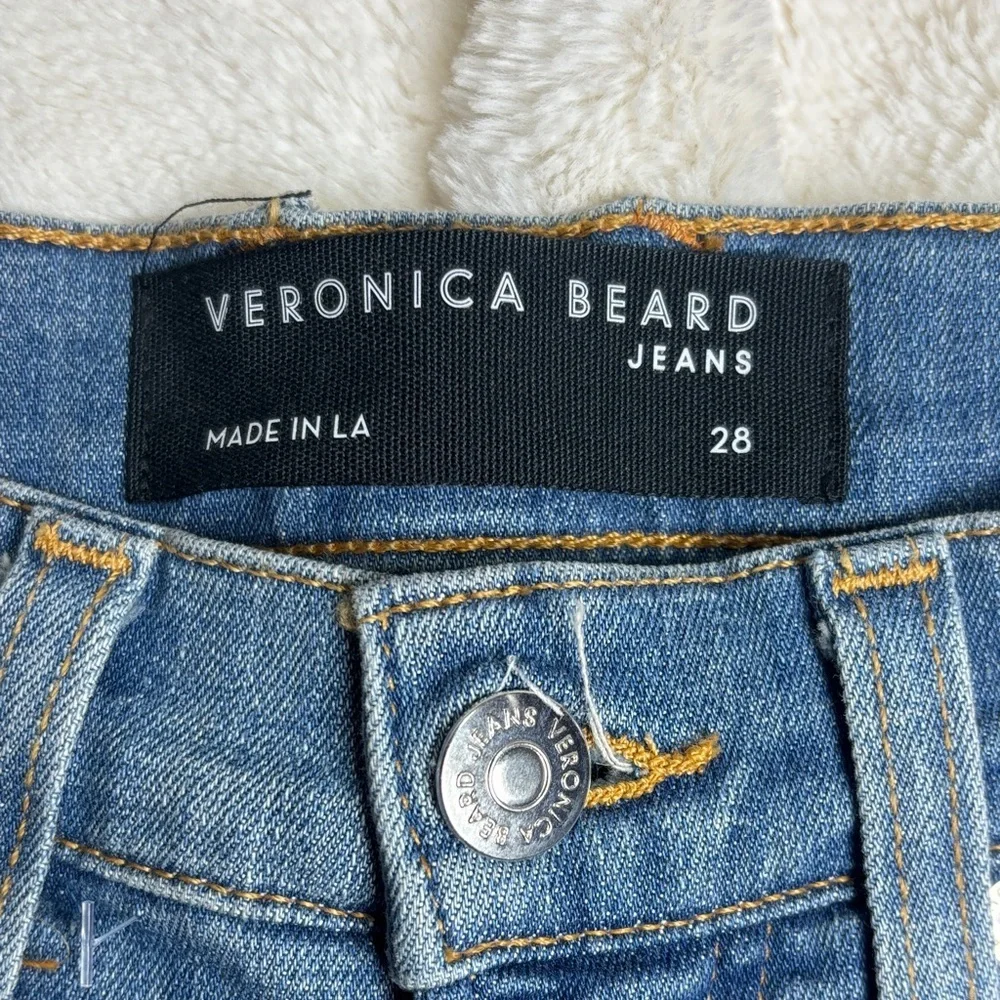VERONICA BEARD CARLY KICK FLATE HIGH RISE JEANS